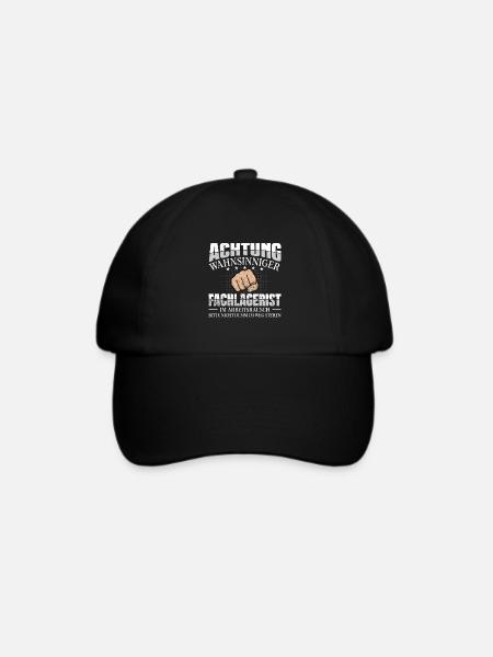 Fachlagerist - Baseballkappe - Schwarz/Schwarz