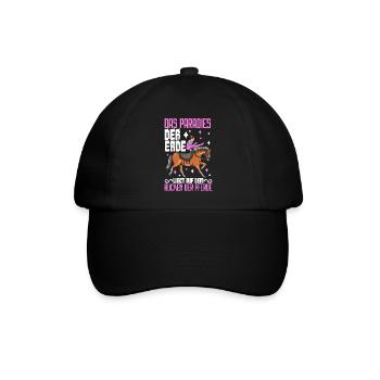 Voltigieren - Baseballkappe - Schwarz/Schwarz - Vorne