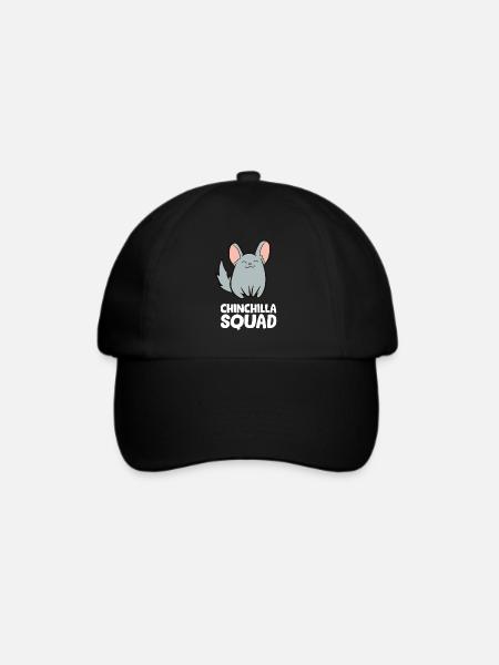 Chinchilla - Chinchilla Squad - Baseballkappe - Schwarz/Schwarz