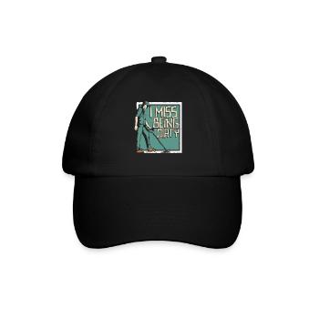 Schürfer Schürfen Schatz - Baseballkappe - Schwarz/Schwarz - Vorne