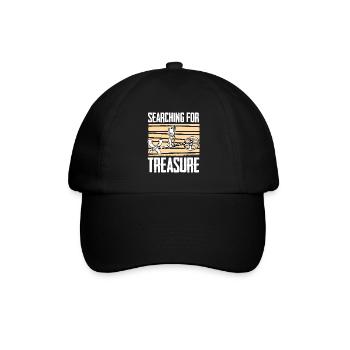 Schürfer Schürfen Schatz - Baseballkappe - Schwarz/Schwarz - Vorne