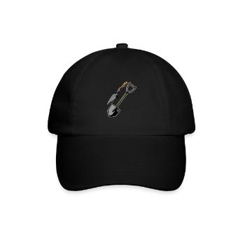 Hobbygärtner Garten Schaufel - Baseballkappe - Schwarz/Schwarz - Vorne