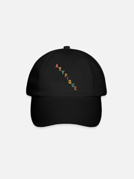 Atypisch - Baseballkappe - Schwarz/Schwarz