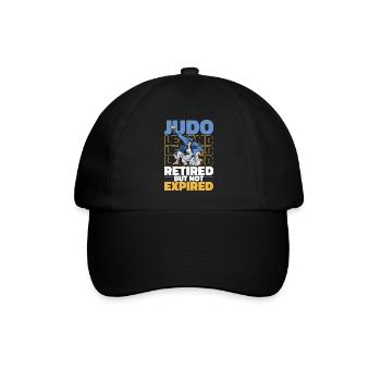 Judoka Rentner - Baseballkappe - Schwarz/Schwarz - Vorne
