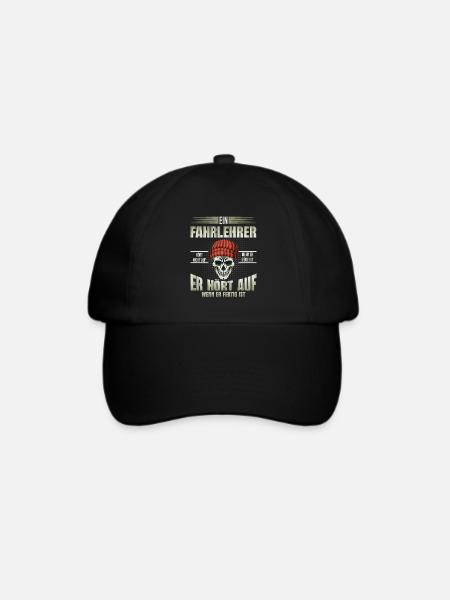 Fahrlehrer - Baseballkappe - Schwarz/Schwarz