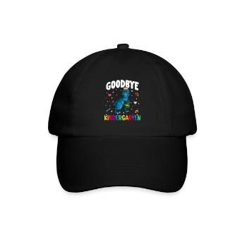 Goodbye Kindergarten - Baseballkappe - Schwarz/Schwarz - Vorne