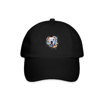 American Bulldog - Baseballkappe - Schwarz/Schwarz - Vorne