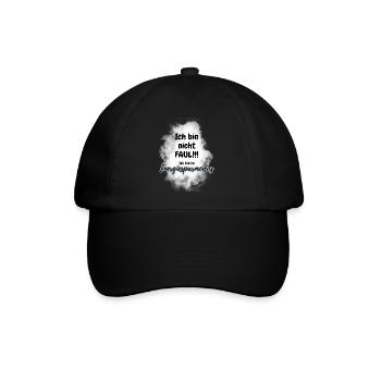 POSITIVE EINSTELLUNG MINDSET Motivation - Baseballkappe - Schwarz/Schwarz - Vorne