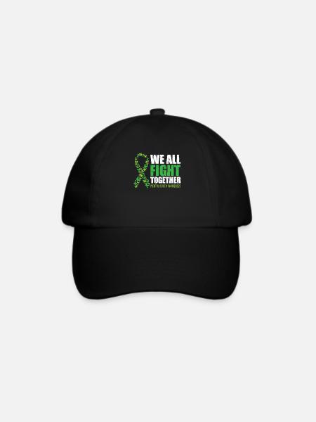 Psychologie Psychologe Schmetterling - Baseballkappe - Schwarz/Schwarz