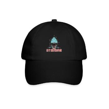 Glutenfrei - Baseballkappe - Schwarz/Schwarz - Vorne