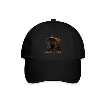 Hexen-Casting-Vibes, Halloween - Baseballkappe - Schwarz/Schwarz - Vorne