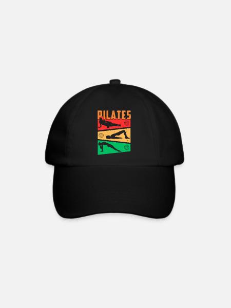 PILATES-BILDER - Baseballkappe - Schwarz/Schwarz