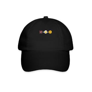 Bacon Speck - Baseballkappe - Schwarz/Schwarz - Vorne
