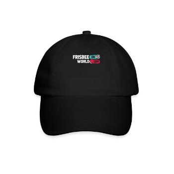 Frisbee Frisbee On World Off - Baseballkappe - Schwarz/Schwarz - Vorne