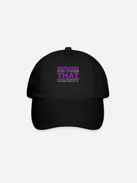 Alzheimer - Baseballkappe - Schwarz/Schwarz