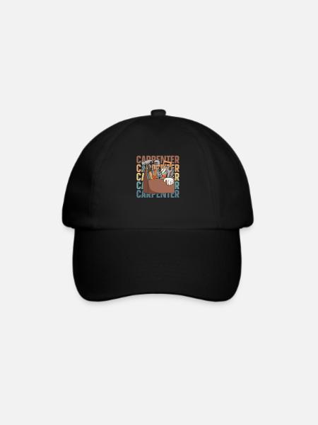 Zimmermann Tischler Schreiner - Baseballkappe - Schwarz/Schwarz