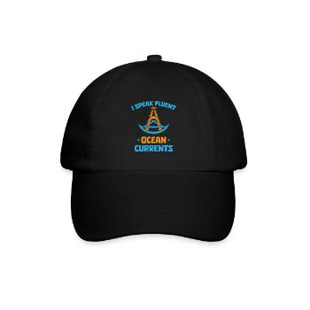 Erster Offizier - Baseballkappe - Schwarz/Schwarz - Vorne