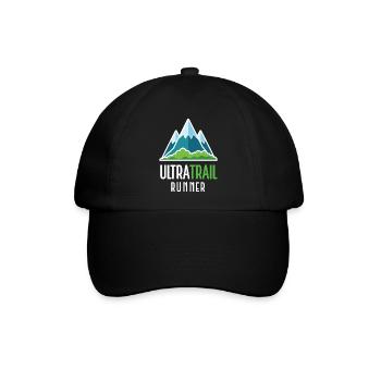 Ultra-Trailrunner - Baseballkappe - Schwarz/Schwarz - Vorne