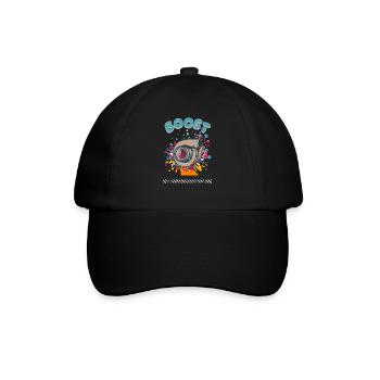 Boost  - Baseballkappe - Schwarz/Schwarz - Vorne