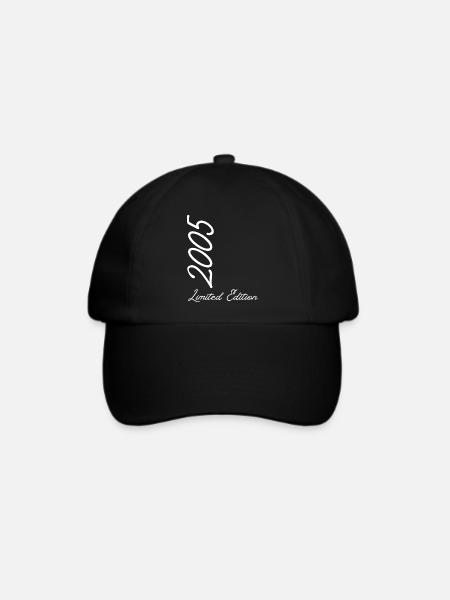 Jahr 2005 Limited Edition - Baseballkappe - Schwarz/Schwarz