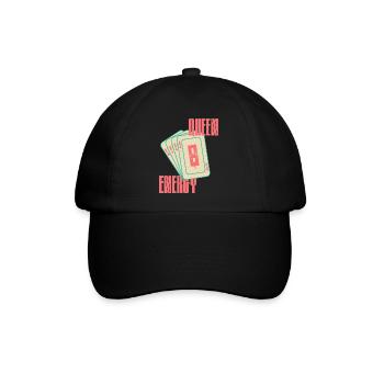 Queen Energy - Baseballkappe - Schwarz/Schwarz - Vorne