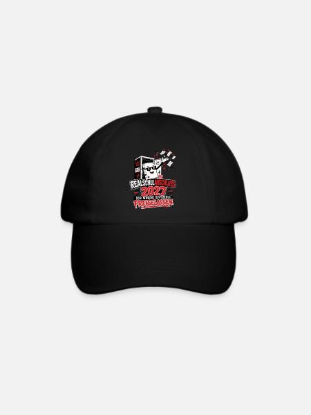 Offiziell Freigelassen 2027 - Baseballkappe - Schwarz/Schwarz