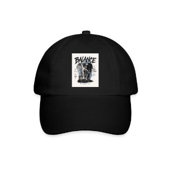 Balance - Baseballkappe - Schwarz/Schwarz - Vorne