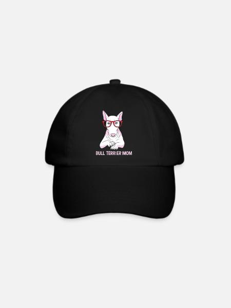 Bullterrier - Baseballkappe - Schwarz/Schwarz