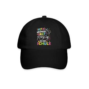 Kita Abgänger 2027 - Baseballkappe - Schwarz/Schwarz - Vorne