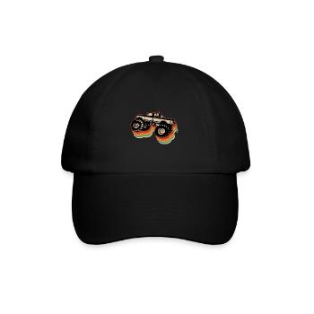 Monstertruck - Baseballkappe - Schwarz/Schwarz - Vorne