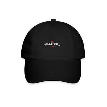 Volleyball Team - Baseballkappe - Schwarz/Schwarz - Vorne