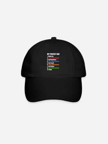 Gaming - Baseballkappe - Schwarz/Schwarz