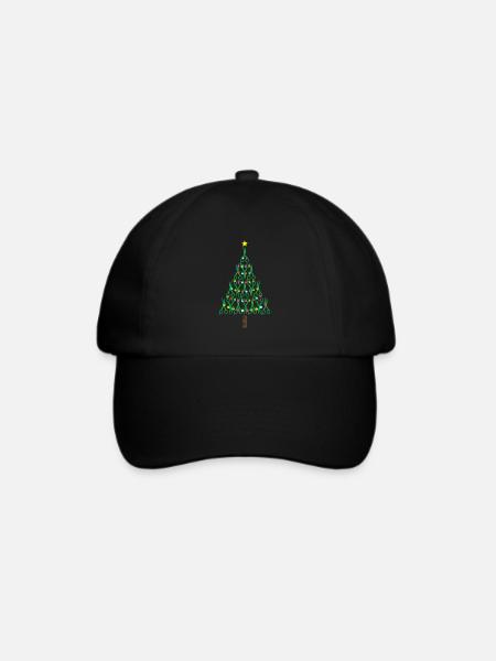 Friseur Weihnachtsbaum Haircutter Stylist Geschenk - Baseballkappe - Schwarz/Schwarz