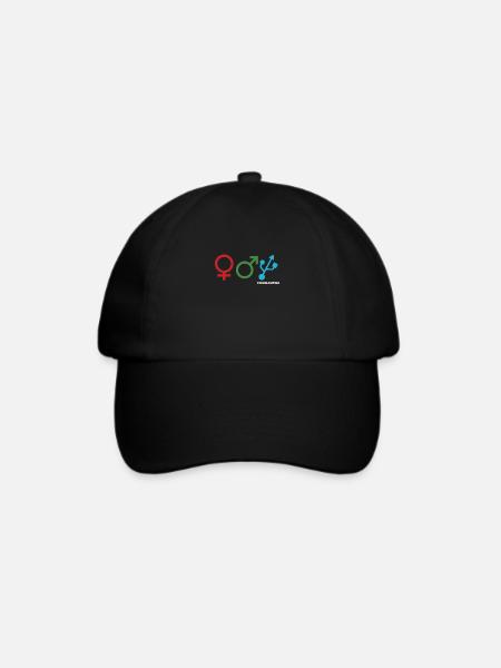 Programmieren von Entschlüsselungscodes Computertechniker - Baseballkappe - Schwarz/Schwarz