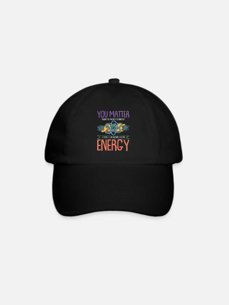 Energy Science Wissenschaft - Baseballkappe - Schwarz/Schwarz