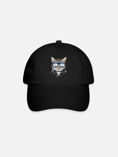 Cat-Sonnenbrille Mit Argentinien-Flagge - Baseballkappe - Schwarz/Schwarz