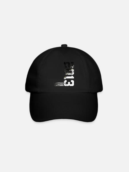 LIMITED EDITION 2013 COOL 13. GEBURTSTAG - Baseballkappe - Schwarz/Schwarz