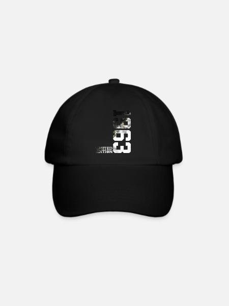 63. GEBURTSTAG LIMITED EDITION 1963 - Baseballkappe - Schwarz/Schwarz