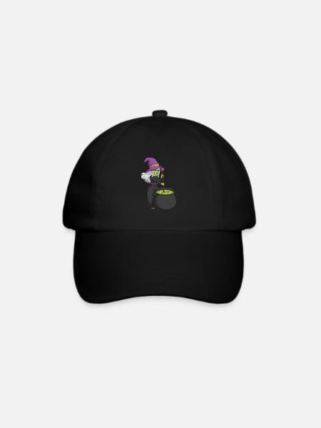 Hexe Zaubertrank Zaubern Geschenk Geschenkidee - Baseballkappe - Schwarz/Schwarz