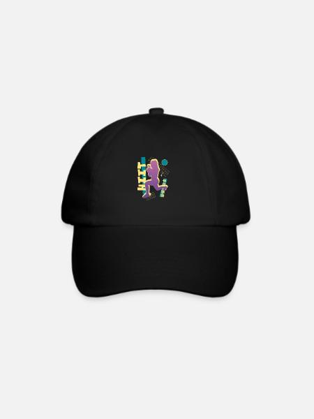 Vaporwave HIIT - Baseballkappe - Schwarz/Schwarz