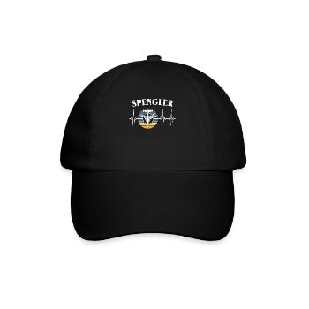 Spengler EKG Bauspengler - Baseballkappe - Schwarz/Schwarz - Vorne