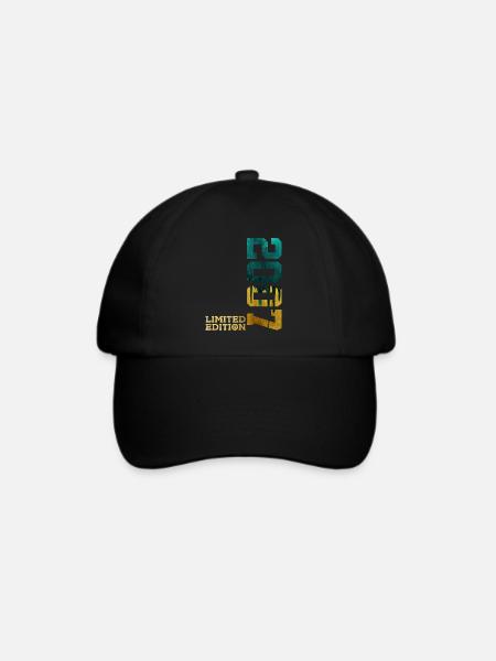19. GEBURTSTAG LIMITED EDITION 2007 - Baseballkappe - Schwarz/Schwarz
