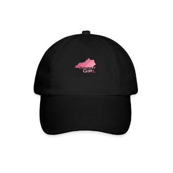 Kentucky Girl USA Amerika - Baseballkappe - Schwarz/Schwarz - Vorne