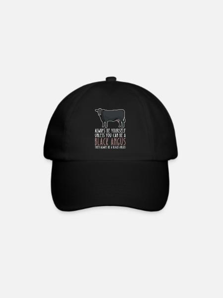 Sei Du Selbst – Black Angus - Baseballkappe - Schwarz/Schwarz