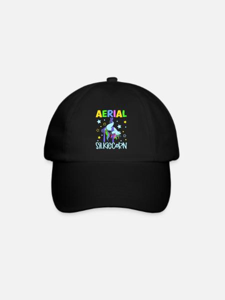 Aerial Silkiecorn - Aerial Silks - Baseballkappe - Schwarz/Schwarz