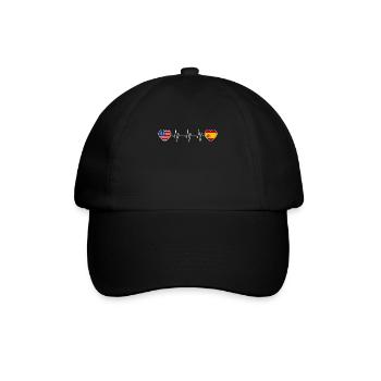 Spanien - Baseballkappe - Schwarz/Schwarz - Vorne
