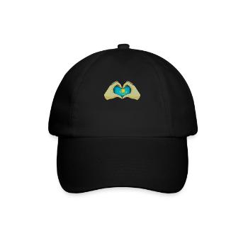Kasachstan - Baseballkappe - Schwarz/Schwarz - Vorne
