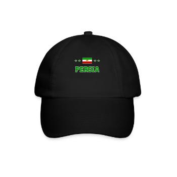 Persien - Baseballkappe - Schwarz/Schwarz - Vorne