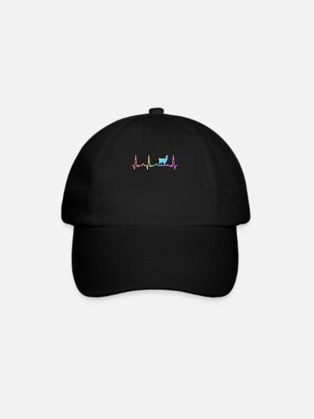 Alpaka Lama Alpakas Tier - Baseballkappe - Schwarz/Schwarz