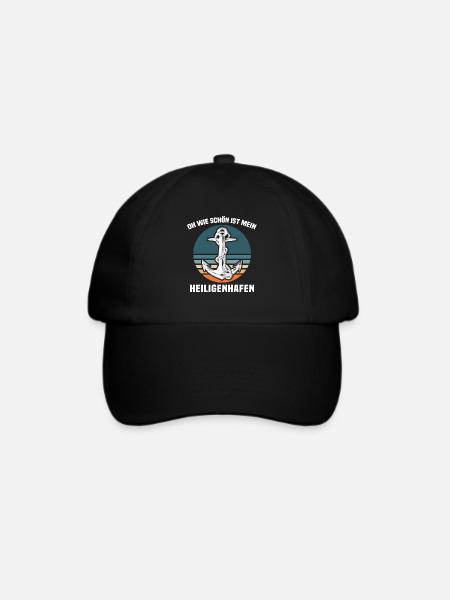 Heiligenhafen Heiligenhafener - Baseballkappe - Schwarz/Schwarz